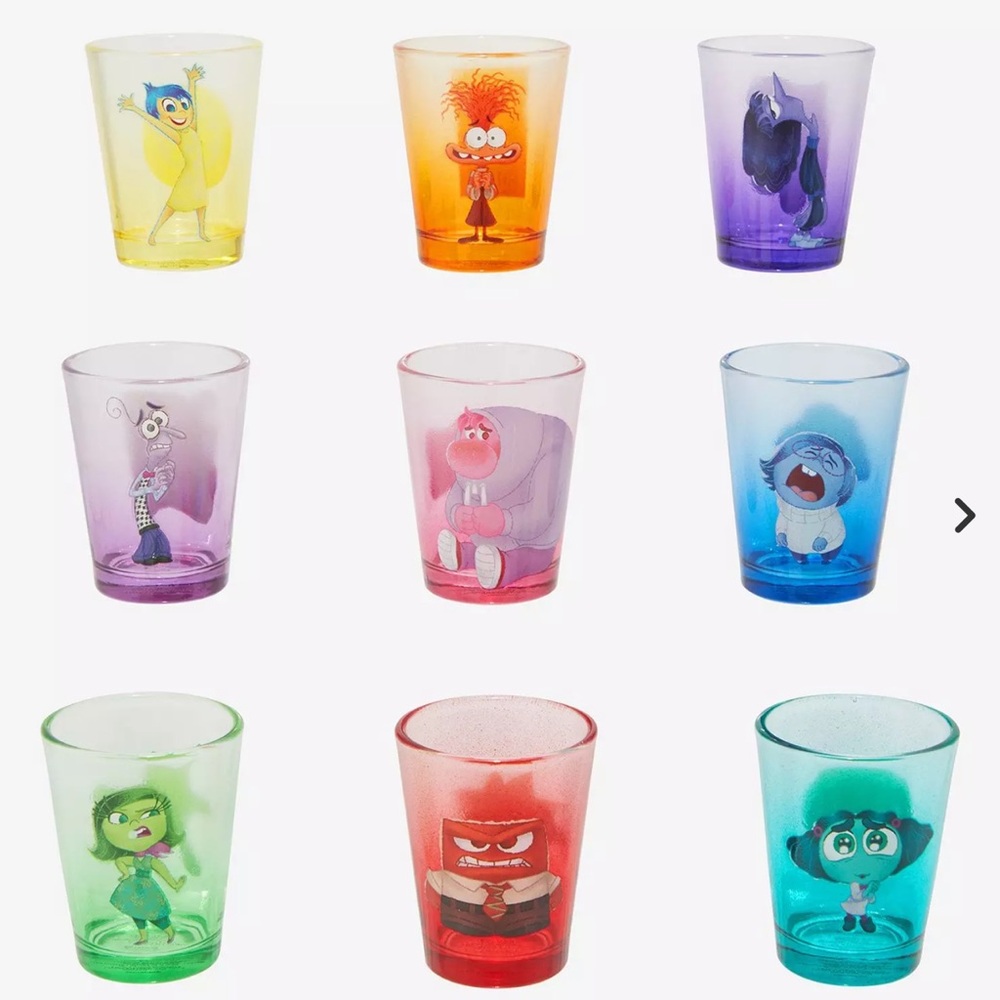 Disney Pixar Inside Out 2 Characters Blind Box Mini Glass - Fear